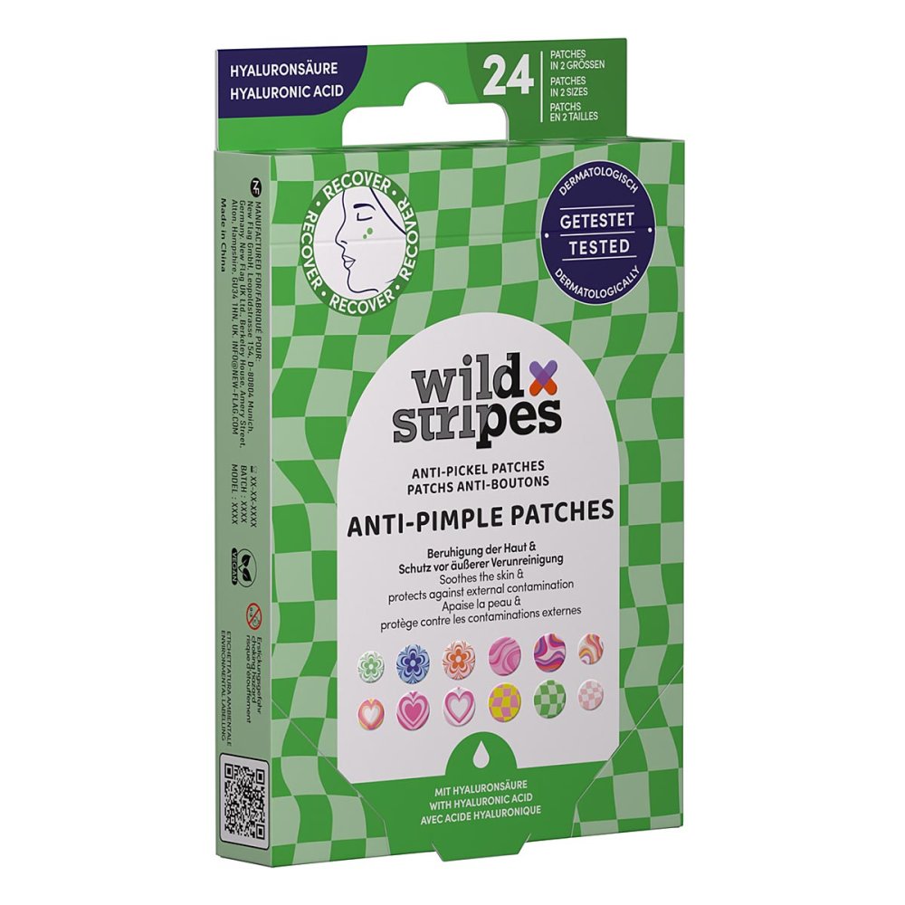 New Flag GmbH Wild Stripes Anti-Pickel Patches Groovy Recover 19723439