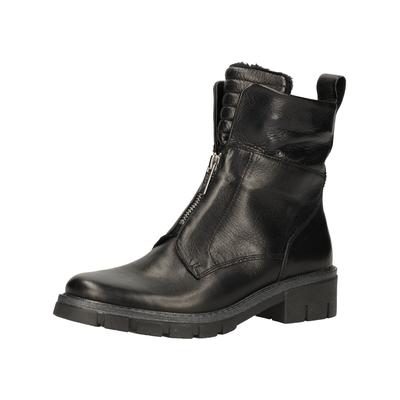 Stiefelette ARA "Ara Stiefelette Glattleder", Damen, Gr. 38, schwarz, Glattleder, Schuhe Stiefelette