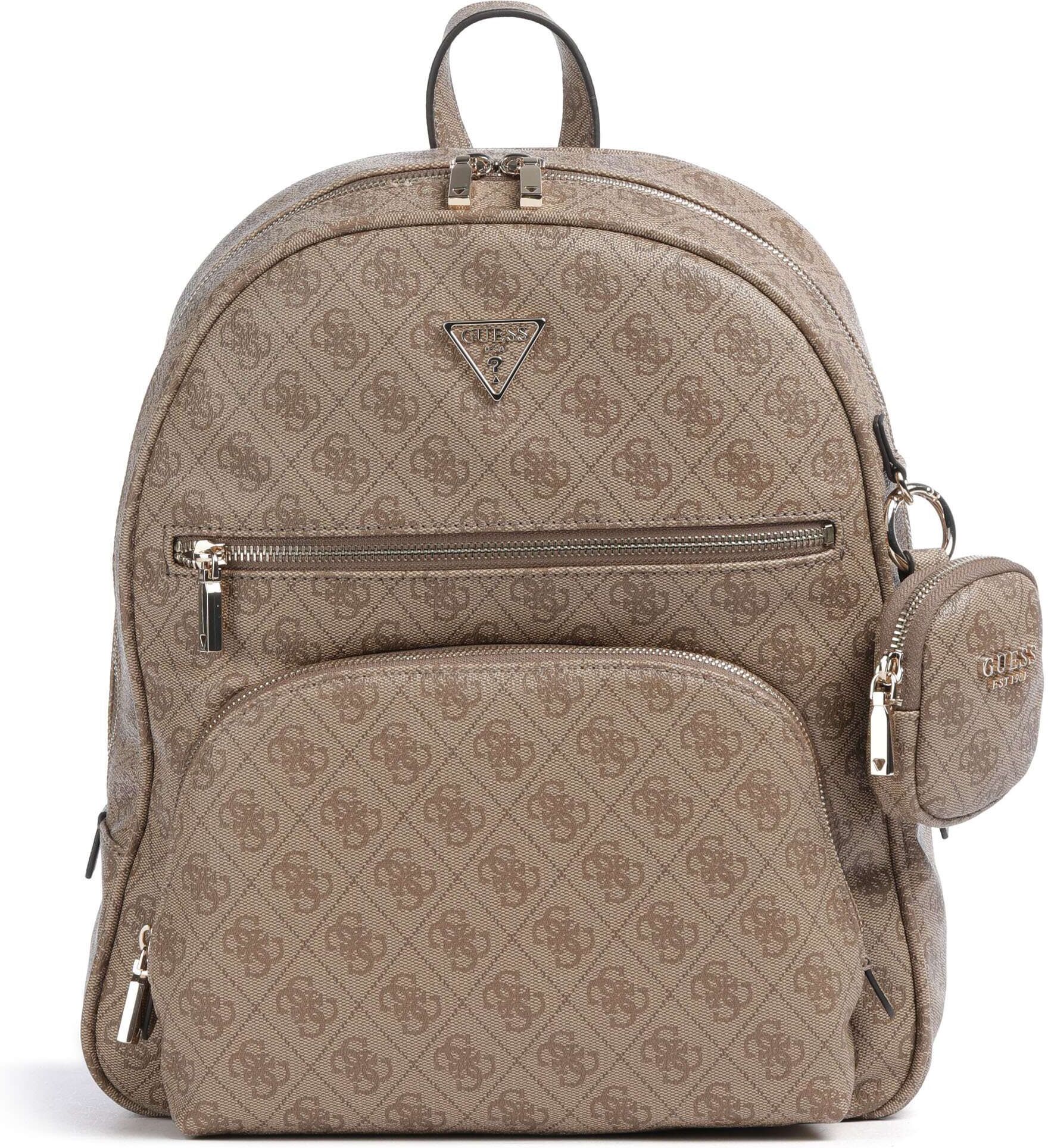 Guess Power Play Rucksack aus Leder, braun