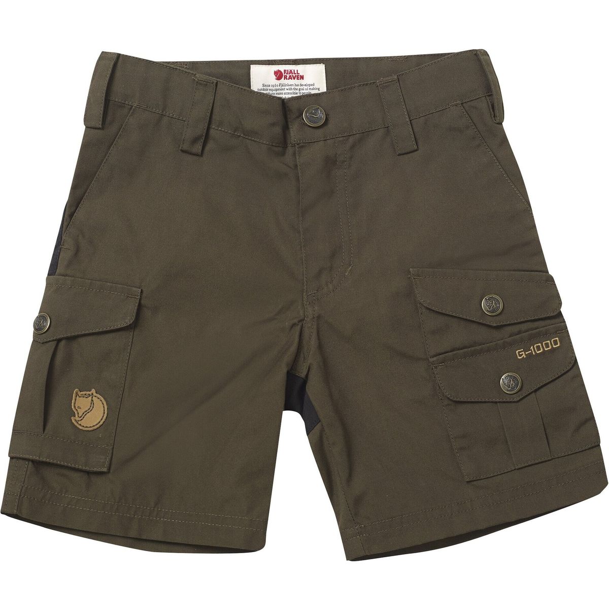 Fjällräven Kids Vidda Shorts dark olive (633) 128 F82469-633-128