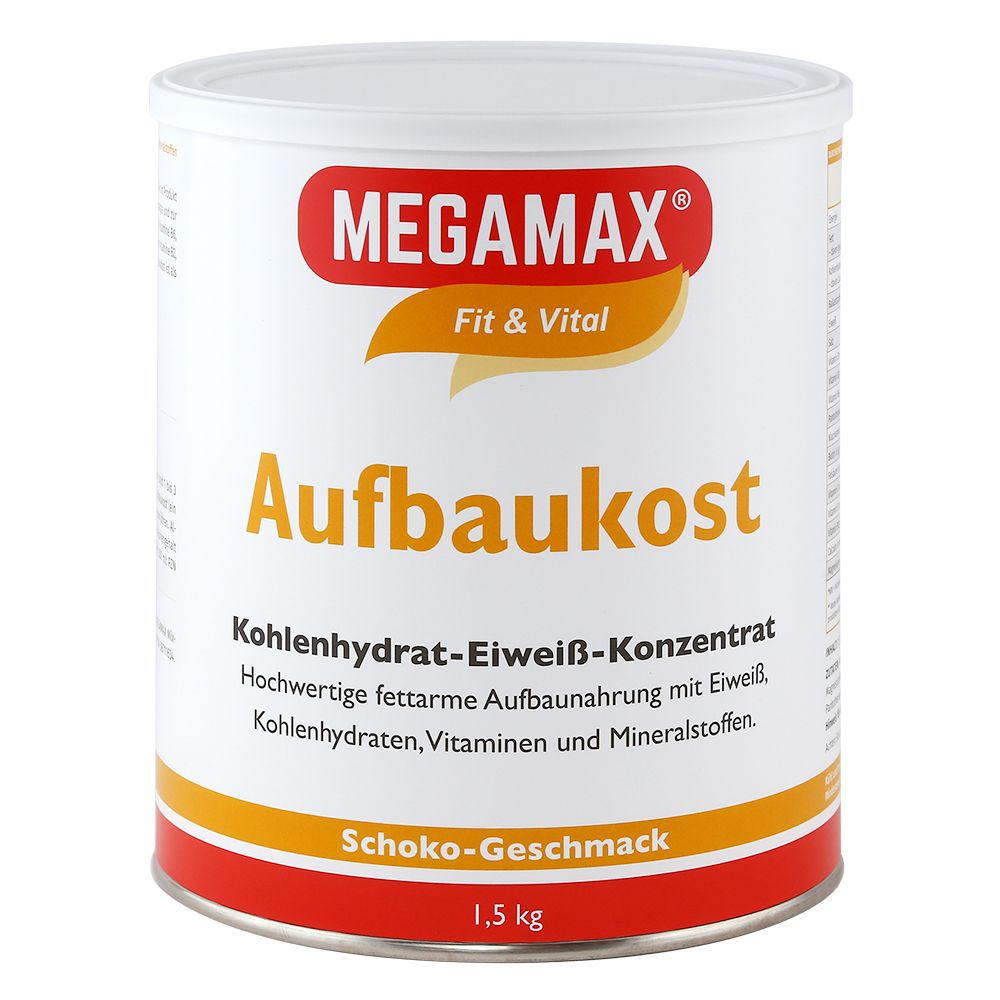 Megamax Aufbaukost Schoko Pulver 1,5 kg