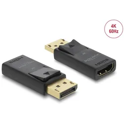 DELOCK Aktiver DisplayPort 1.2 > HDMI Adap. 4K mit HDR Funk.