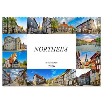 Northeim Impressionen (Wandkalender 2026 DIN A2 quer), CALVENDO Monatskalender