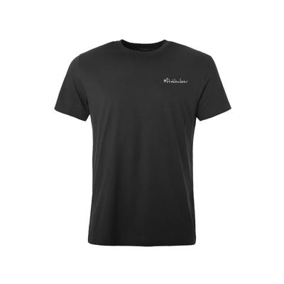 T-Shirt KLEINIGKEIT "Kleinigkeit Bois Straightcut Shört Problemlöser", Herren, Gr. M, schwarz, 100% Baumwolle, bedruckt, normal, Rundhals, Shirts T-Shirt