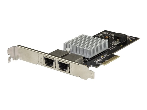 StarTech.com Startech Dual Port 10G PCIe Netzwerk Karte - Intel-X550AT 10GBASE-T & NBASE-T PCI Express Netzwerk karte 10/5/2.5/1GbE Multi Gigabit Ethernet, 5 Geschwindigkeiten NIC LAN Karte (ST10GPEXNDPI) (ST10GPEXNDPI)