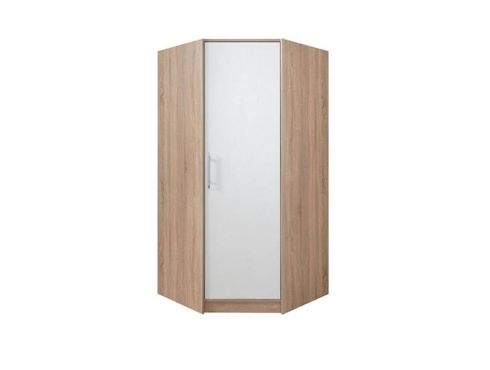 Marmex Möbel Eckkleiderschrank SMART 4 Eckschrank Kleiderschrank 95 x 190 x 95 Kleiderstangen, Stauraum