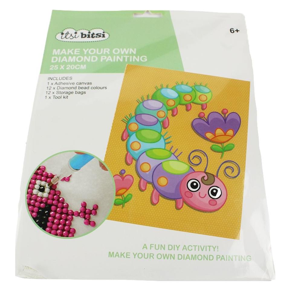 Pracht Diamond Painting Raupe 25x20cm (72023530)