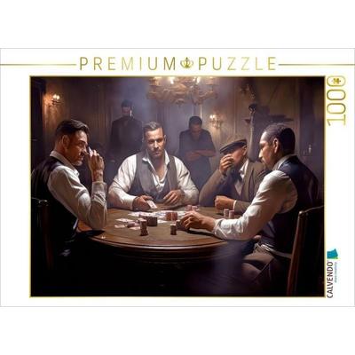 CALVENDO Puzzle Pokerspieler | 1000 Teile Lege-Größe 64x48cm Foto-Puzzle für glückliche Stunden