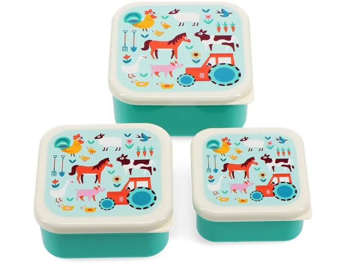 Snackdoosjes (3 stuks) Boerderij van Rex London
