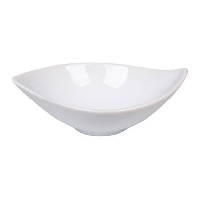 METRO Professional Tapasschale Vilo, Porzellan, 8.8 x 5.8 cm, Schiffsform, weiß, 6 Stück