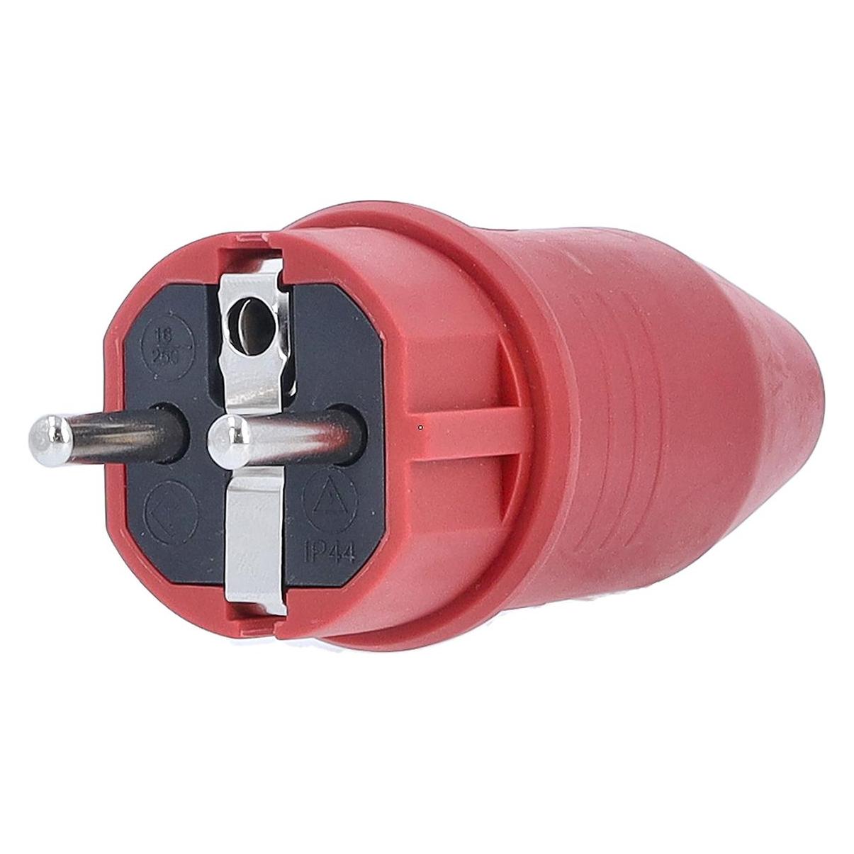 As - Schwabe Vollgummistecker (CEE 7/7) (62290)