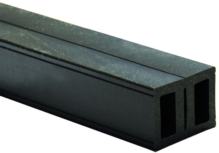 Kovalex Unterkonstruktion WPC 400 x 5,5 x 4 cm schwarz