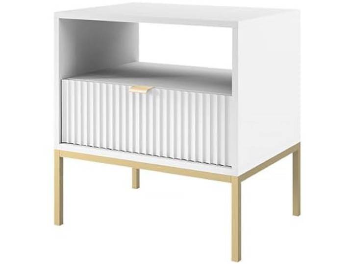 Nachttisch aus Holz Tunis - Weiß