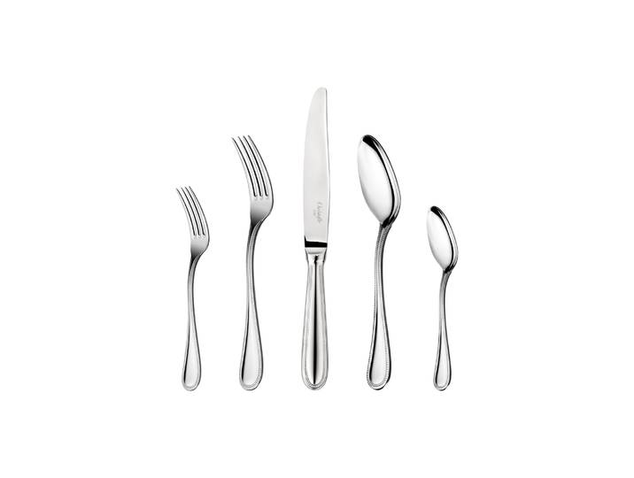 Christofle - Set de couverts Perles - Métal - Acier poli
