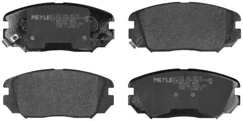 MEYLE 025 246 1817/W Bremsbeläge