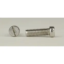 DIN 920 - Edelstahl A2 - 3x12 - Flachkopfschrauben mit Schlitz und kleinem Kopf