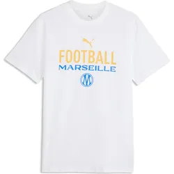 Puma, Herren, Fussballtrikot, T-Shirt OM Culture 2026/27 (L), Weiss