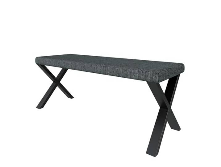FURNISTAR Bank Akiko Metal X - Eckbankgruppe für Ihrem Esszimmer, Küche modern, Sitzecke, Essecke. Perfekt für Küche, Büro und Rezeption. Solide und Starke Verarbeitung. (128x44-Inari96)
