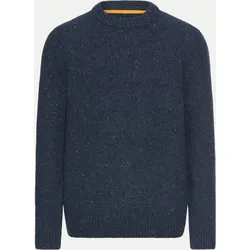 Pullover mit Rundhalsausschnitt Blau M