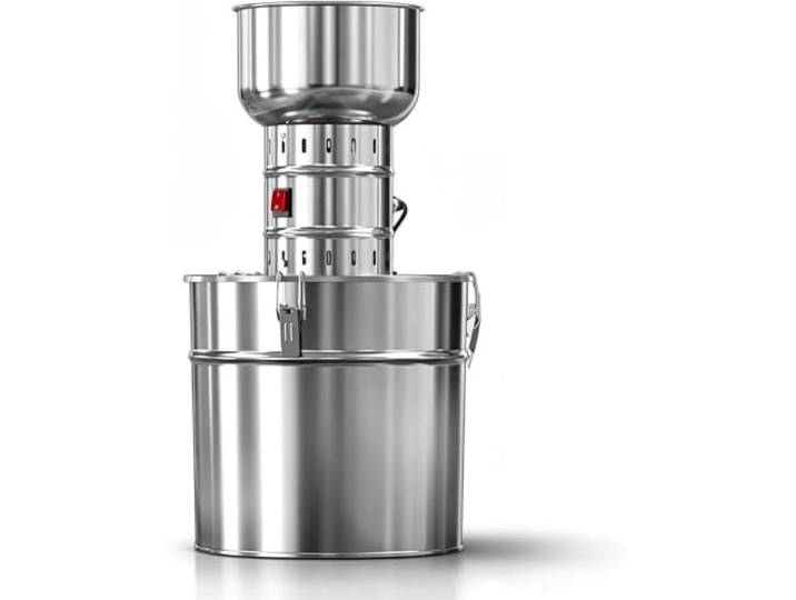 Elektrische Getreidemühle, 30 L Edelstahl, 1800 W Kupfermotor, Mit 0,4 Mm, 1 Mm Und 3 Mm Sieben Für Getreide, Gewürze Und Trockene Zutaten