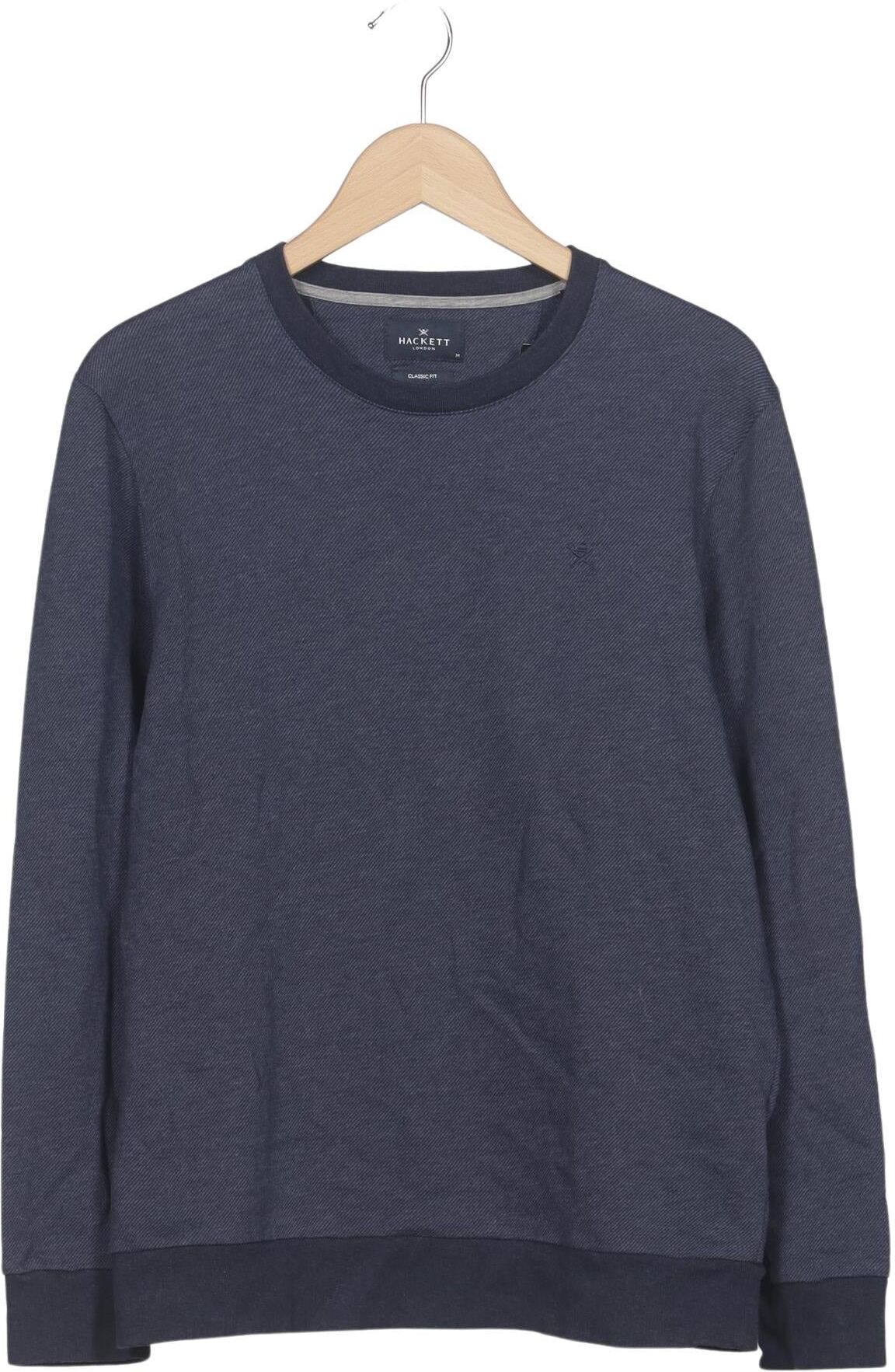Hackett London Herren Sweater, Marineblau, Gr. M, Baumwolle / Synthetik - Second Hand