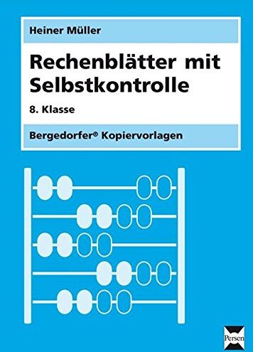 Heiner Müller - Rechenblätter mit Selbstkontrolle - 8. Klasse - Preis vom 11.10.2026 03:10:56 h