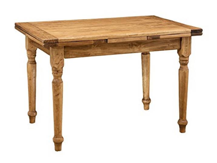 Biscottini Esstisch ausziehbar Made in Italy 120x80 cm Esstisch Holz massiv Küchentisch ausziehbar