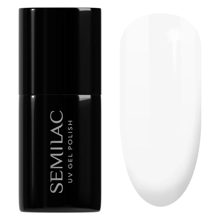Semilac 001 Strong Baltas 7ml (001 Strong Baltas, Starkes Weiss 001, Strong White 001, UV-Gel Lack) (5901867972682)