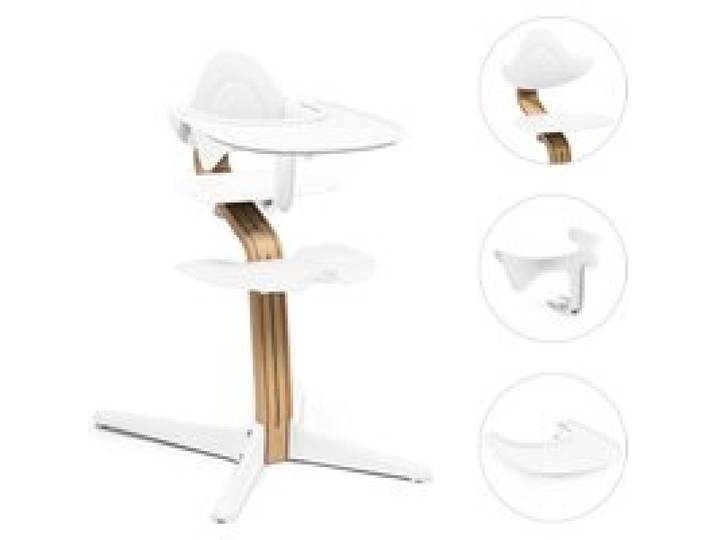 Bundle Hochstuhl Eiche inkl. Babyset und Tray