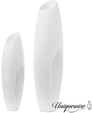 Uniquewise Tall Floor Vase, Modern White Large Floor Vase, Decorative Lightweight Vase, Home Decor, Large Vase