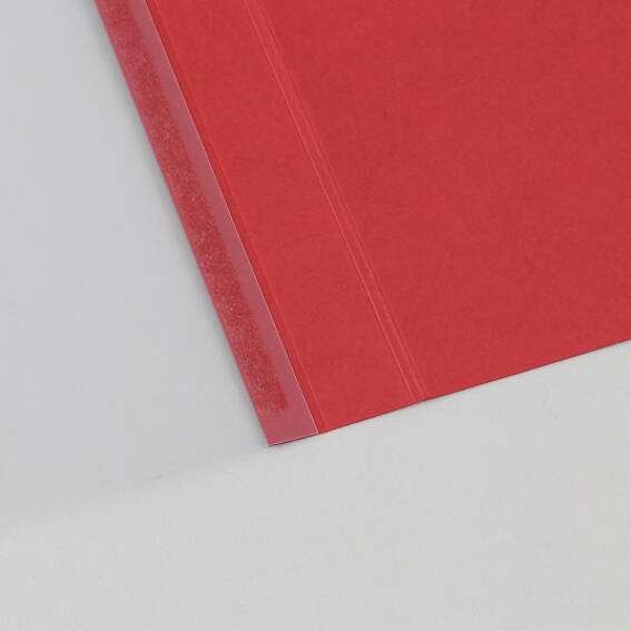 SPRINTIS 50 Unités - Chemise à œillets A4, carton lin, 120 feuilles, rouge   12 mm, Karton