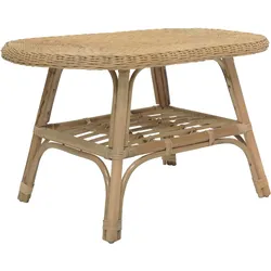 Rattan Couchtisch 'Mina' honig Rattan