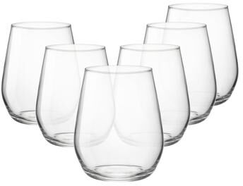 Bormioli Rocco Set of 6 Electra Whisky Glasses - 12.75 oz. each