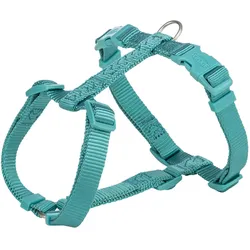 Trixie Hondentuig Premium H-Tuig Aqua - 75-120X2,5 Cm (Hund, Spazieren), Halsband + Leine