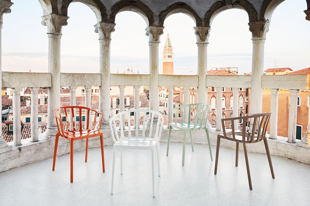Kartell Venice Armlehnstuhl (taupe) taupe