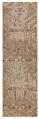Nikki Chu Yarden Medallion Tan/ Grey Area Rug
