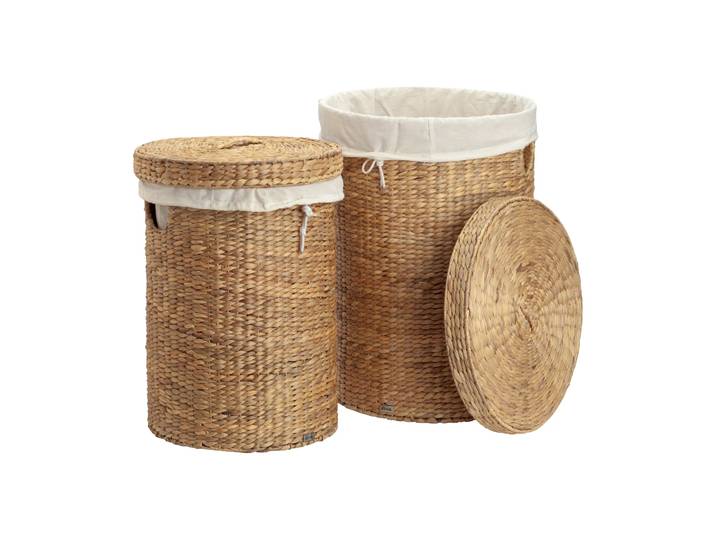 Dixie Lily wasmand rond 2 delen Natural