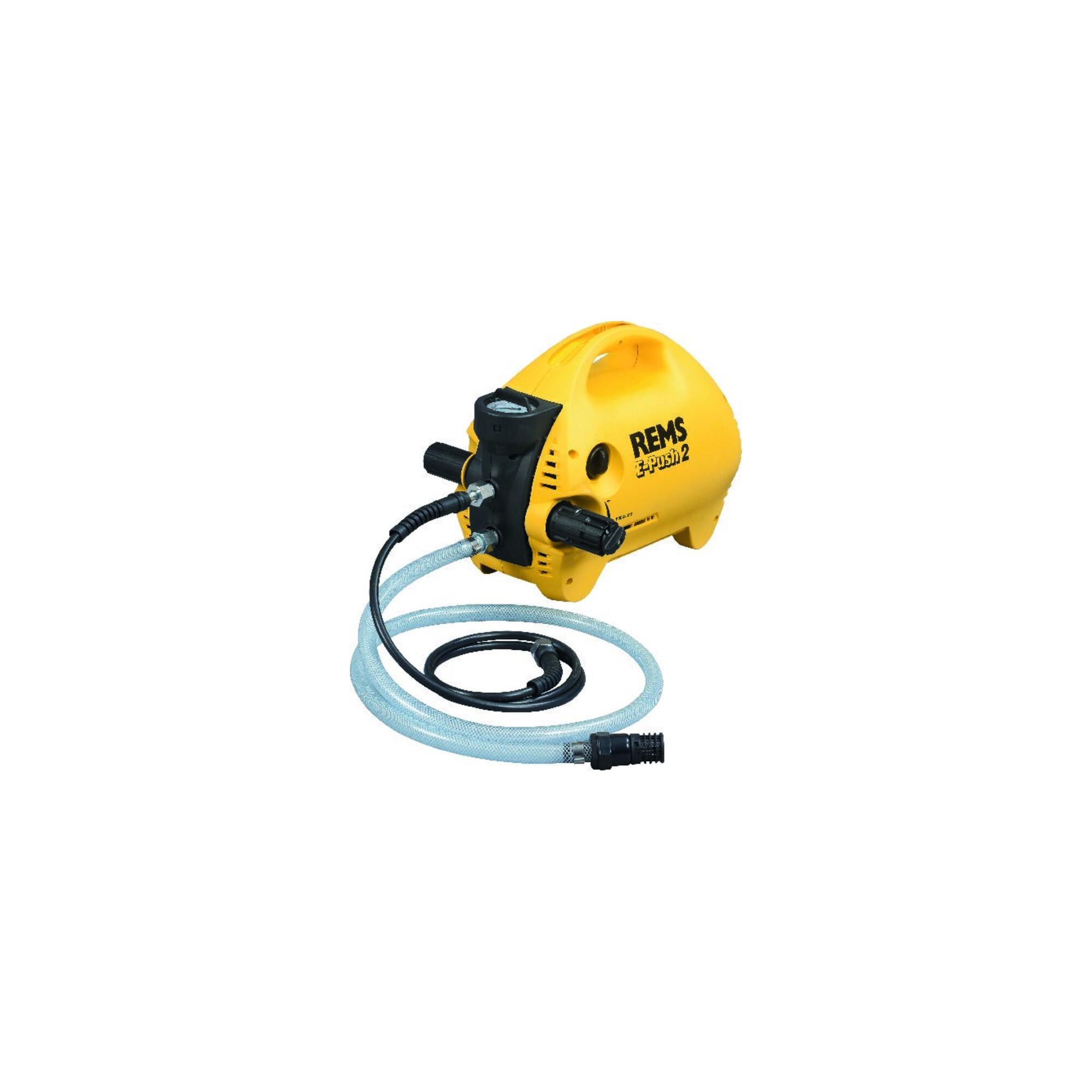 REMS E-Push 2 Elektr. Druckprüfpumpe mit Manometer, p d 6 MPa/60 bar/870 psi (115500 R220)