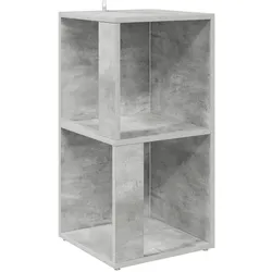 Helloshop26 - Rustikaler Mehrzweck-Eckschrank 33 x 33 x 67 cm aus betongrauem Holzwerkstoff