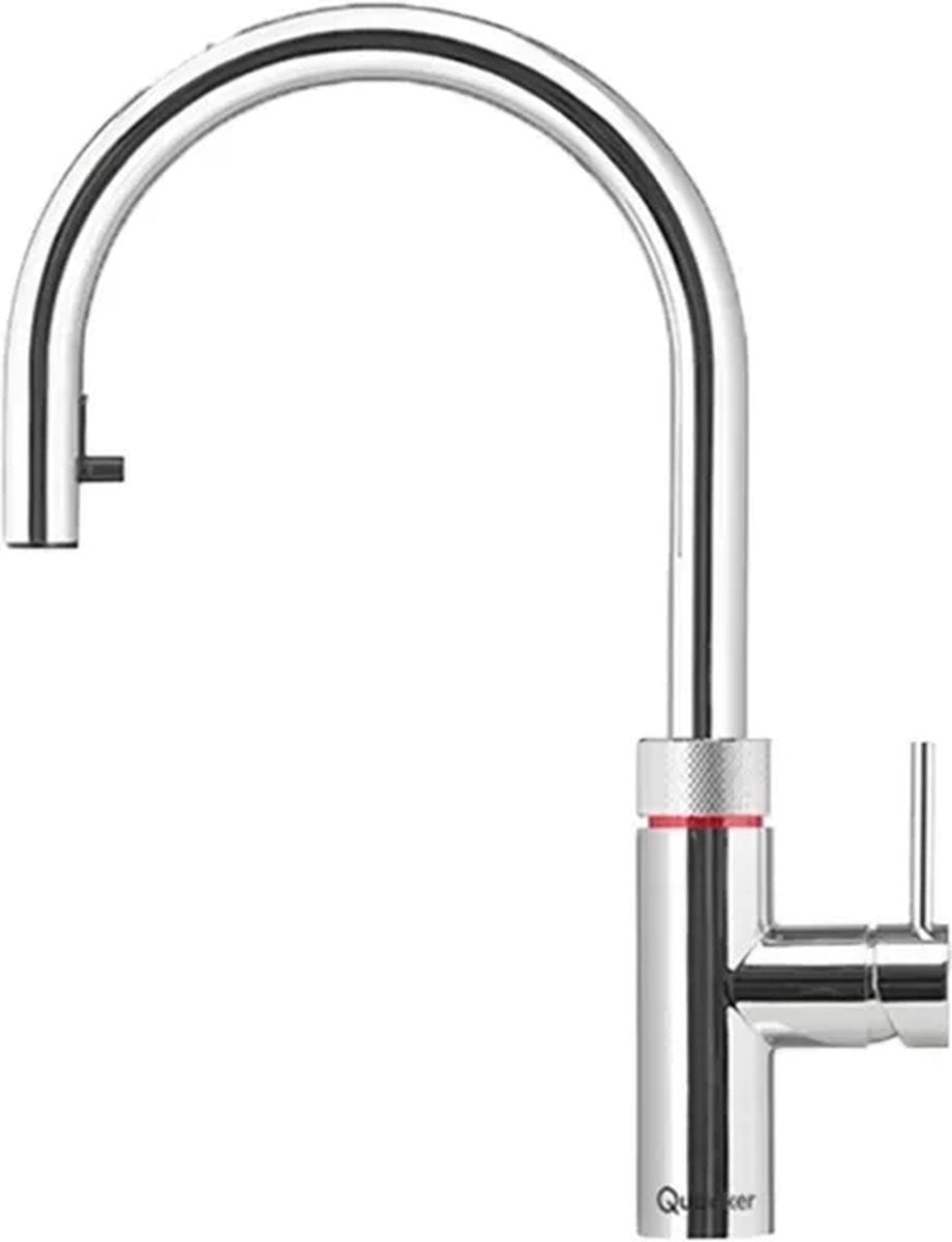 Quooker Flex losse kokend waterkraan zonder boiler chroom