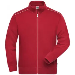 Sweatjacke "JN894" - L - red