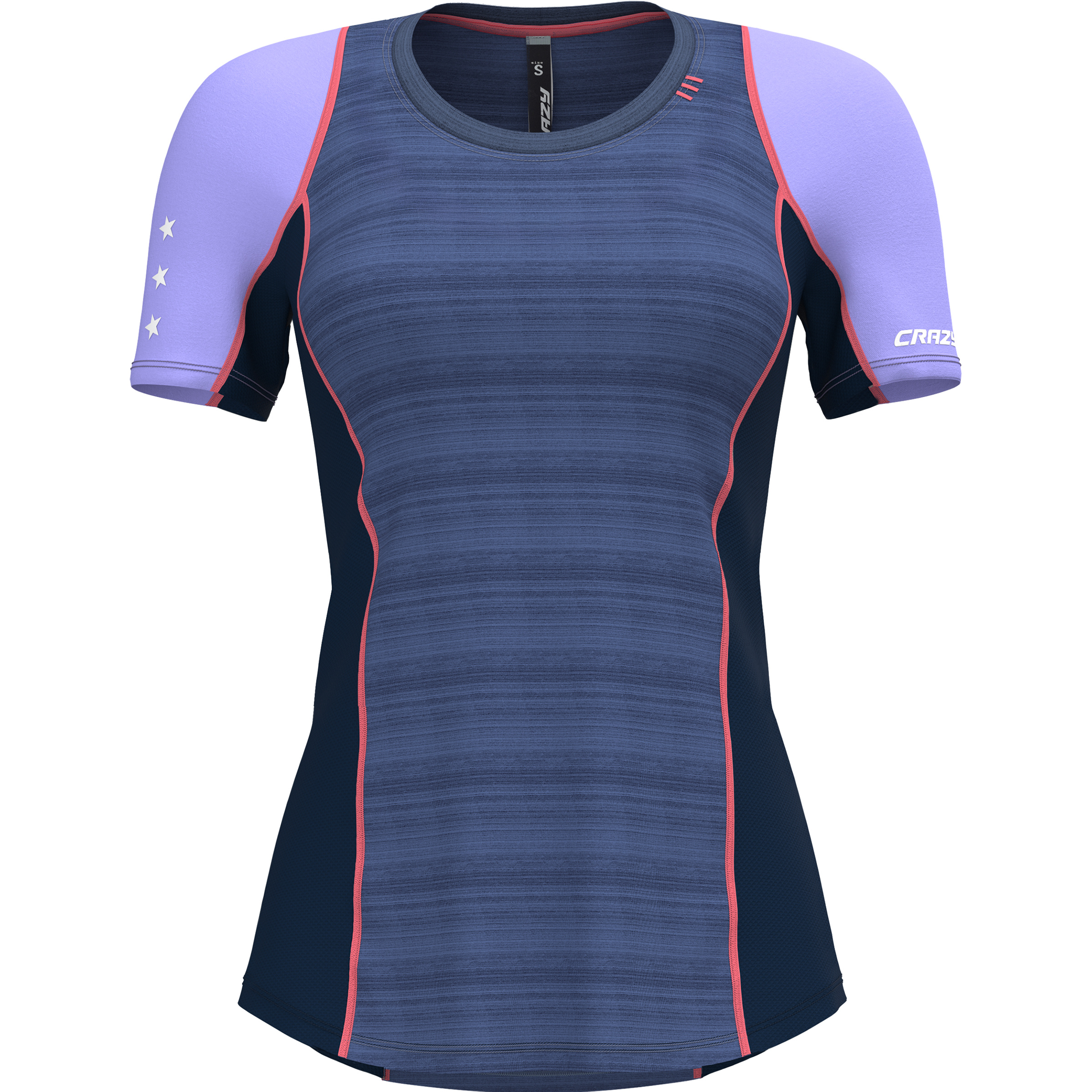 Crazy Ionic Damen T-Shirts blau Größe XS Alpinklettern | Bergsteigen Geruchsneutralisierend