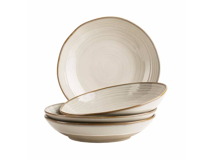 Mäser Nottingham Suppenteller-Set 4-teilig Beige
