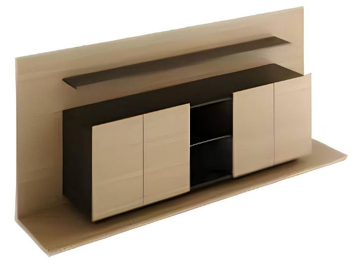 Xlmoebel Sideboard Regal für Aktenordner aus der Chef Exclusive Büro CEO Kollektion (Regaleinheit gruppe), Hergestellt in Europa