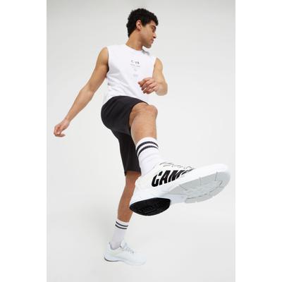 Sneaker CAMP DAVID, Herren, Gr. 41, weiß, Synthetik, Textil, unifarben, Schuhe Sneaker, mit Fersenstabilisator