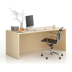 Büroschreibtisch FRAME, 1800 x 800 mm, Birke