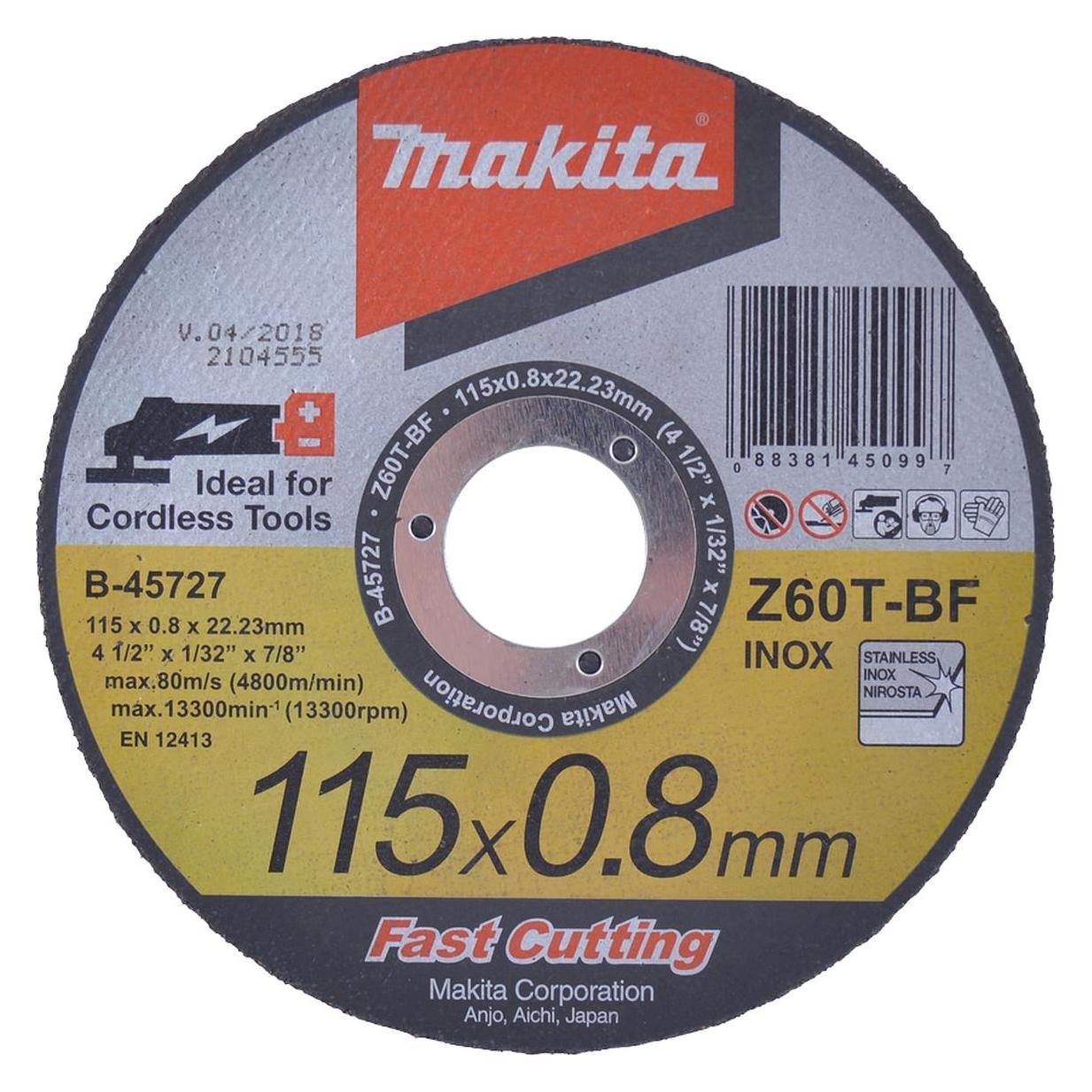 Makita Trennscheibe 115x0,8mm (B-45727-12)