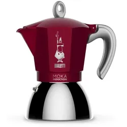 Bialetti Moka Induktion Espressokocher rot