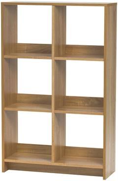 IRIS USA® Ash Brown Decorative 6-Cube Organizer