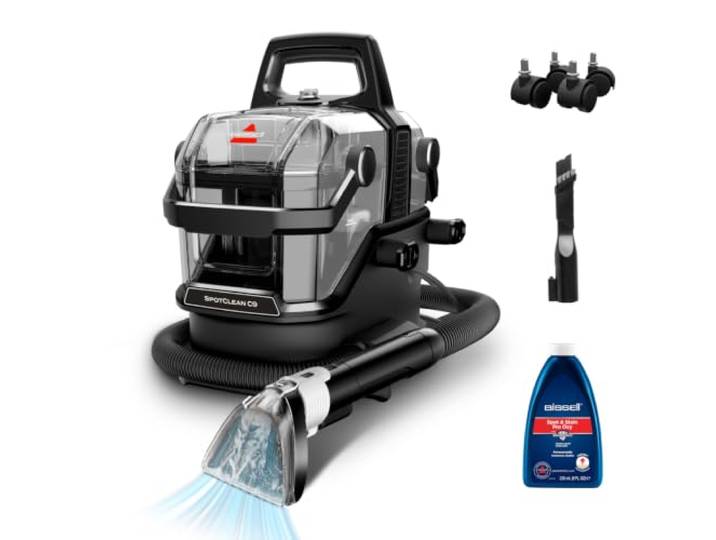 BISSELL SpotClean C9 détacheur portable 3911N Détacheur portable filaire pour tissus d'ameublement\, tapis\, escaliers. Réservoir SmartMix™